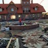 Гранитный фонтан в Литве