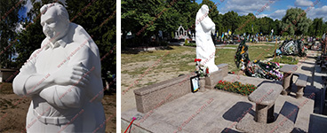 Мемориальная скульптура памятник из мрамора Киев