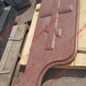 Крест из красного гранита